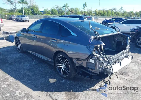 2021 Honda Accord Hybrid Touring from USA, damaged, VIN 1HGCV3F90MA013726